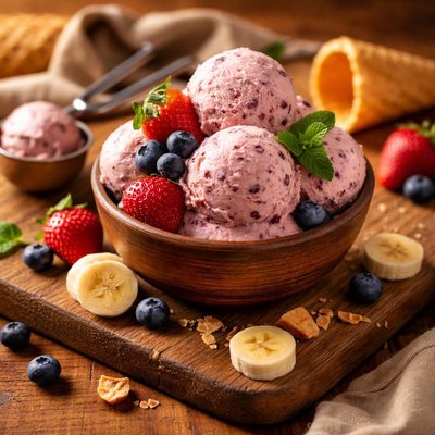 Image of Homemade Smoothie Ice Cream