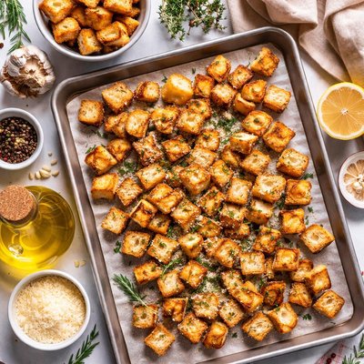 Image of Homemade Sourdough Croutons