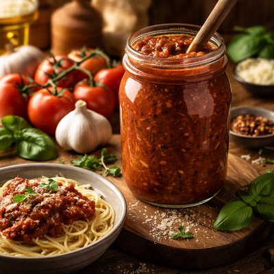 Image of Homemade Spaghetti Sauce Tomato Sauce