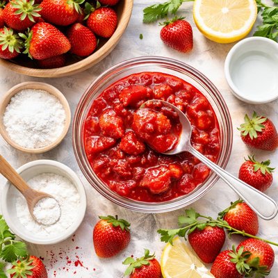 Image of Whole30 Homemade Strawberry Filling