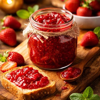 Image of Whole30 Homemade Strawberry Jam