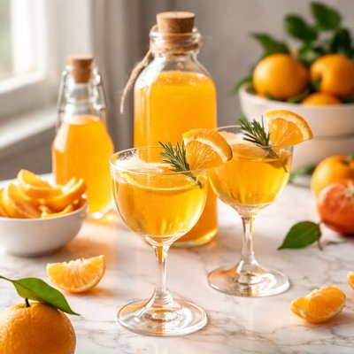 Image of Homemade Tangerine Liqueur
