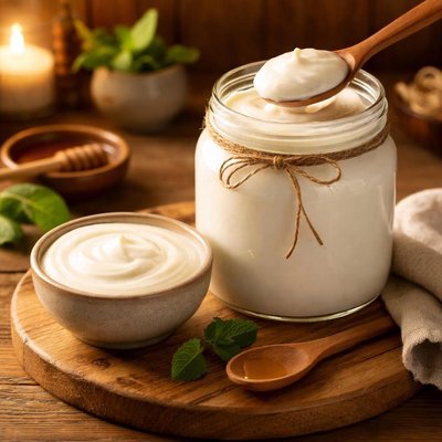 Image of Homemade Thick Creamy Yogurt