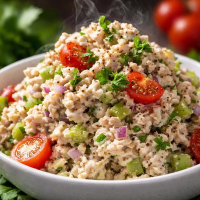 Image of Low Fat Homemade Tuna Salad