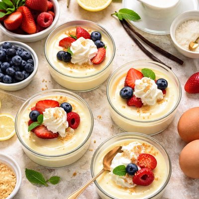 Image of Homemade Vanilla Pudding