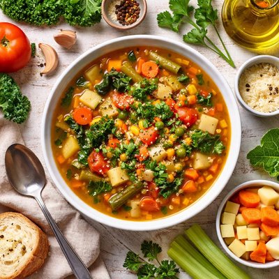Image of Homemade Vegetable Soup