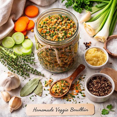 Image of Homemade Veggie Bouillon