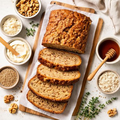 Image of Whole30 Homemade Walnut Bread
