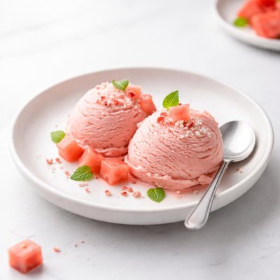 Image of Homemade Watermelon Ice Cream