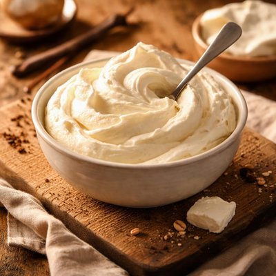 Image of Homemade Whipped Cream and Cream Cheese Icing