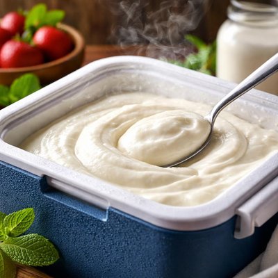 Image of Homemade Yogurt in a Cooler