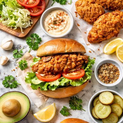 Image of Homemade Zinger Fillet