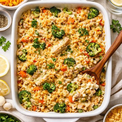 Image of Homestyle Chicken and Rice Casserole