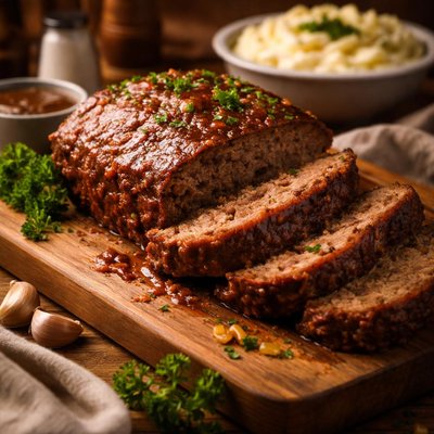 Image of Homestyle Sausage Ground Beef Meatloaf