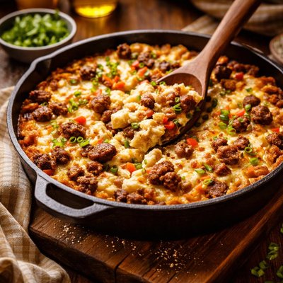 Image of Hominy Sausage Bake