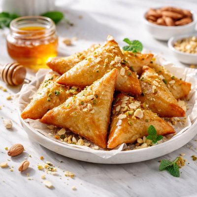 Image of Honey Almond Briouats