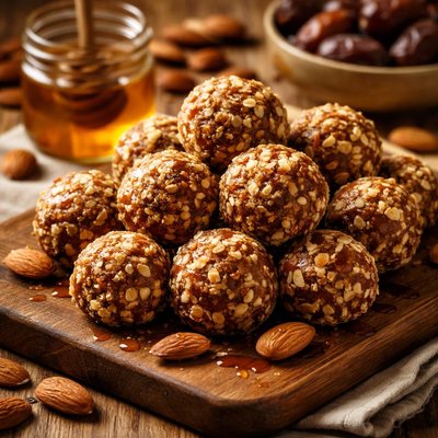 Image of Honey Almond Date Balls