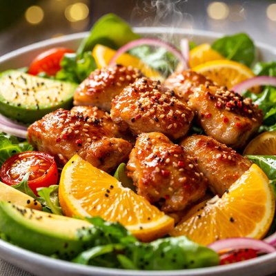 Image of Honey and Orange Chicken Salad