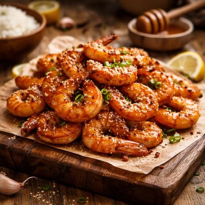 Image of Honey and Sesame Shrimps