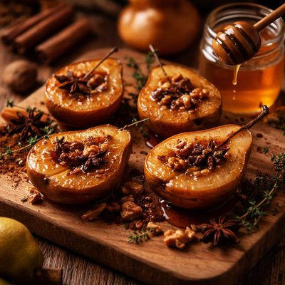 Image of Honey and Spice Pears