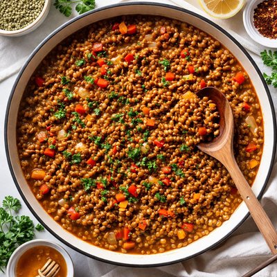 Image of Honey Baked Lentils
