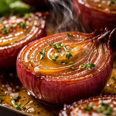 Image of Honey Baked Red Onions