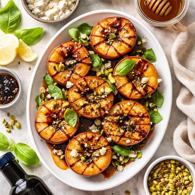 Image of Honey Balsamic Peaches