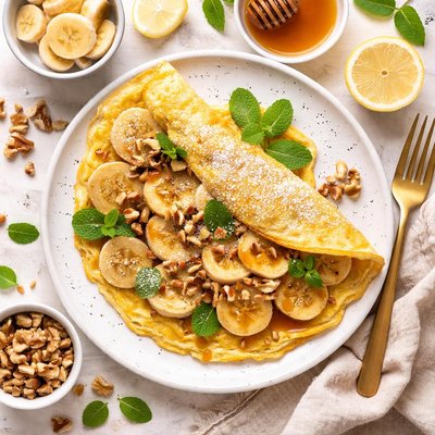 Image of Honey Banana Omelette