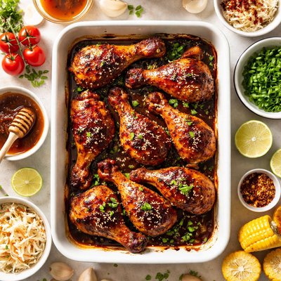 Image of Honey Barbecue Baked Chicken