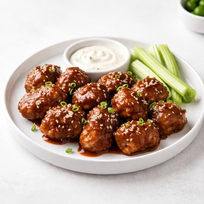 Image of Vegan Honey BBQ Boneless Wings