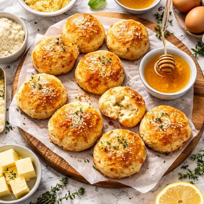 Image of Vegan Honey Biscuits