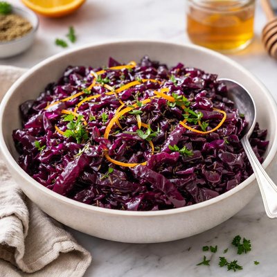 Image of Honey Braised Red Cabbage
