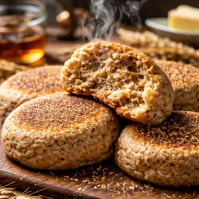 Image of Honey Bran English Muffins Bread Machine