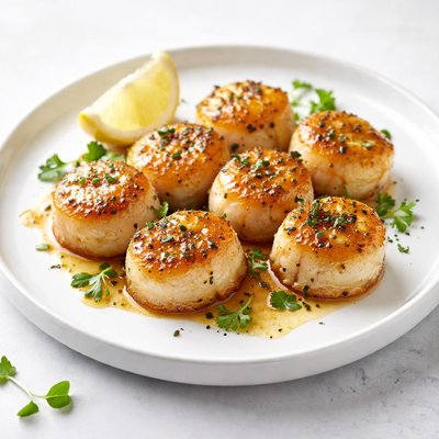 Image of Honey Broiled Scallops