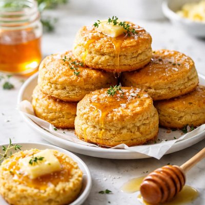 Image of Honey Cornmeal Biscuits