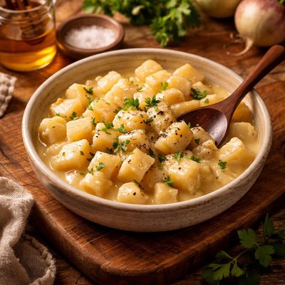 Image of Honey Creamed Turnips