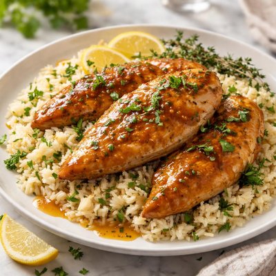 Image of Honey Dijon Chicken and Rice