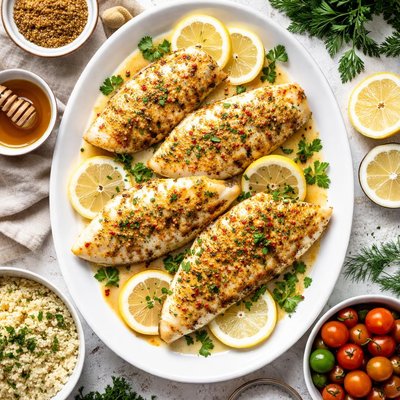 Image of Honey Dijon Mustard Fish