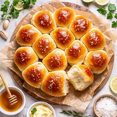 Image of Honey Dinner Rolls