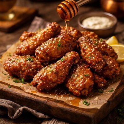 Image of Honey Fried Chicken Wings