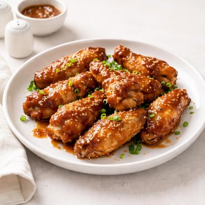 Image of Alitas de Pollo al Ajo con Miel Paleo