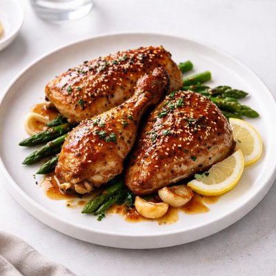 Image of Honey Garlic Roast Chicken