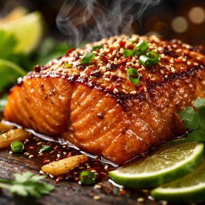 Image of Honey Ginger Grilled Salmon