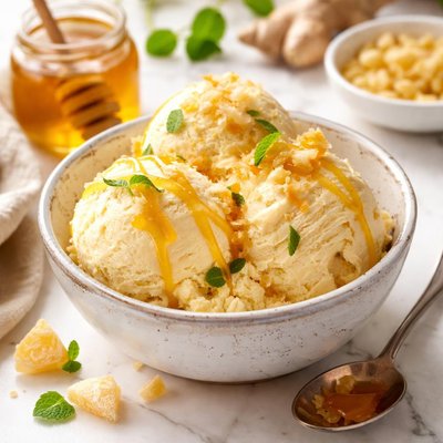 Image of Honey Ginger Ice Cream