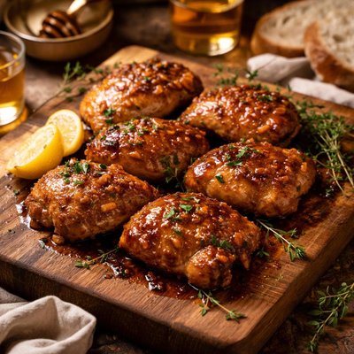 Image of Honey Glazed Chicken with Sherry