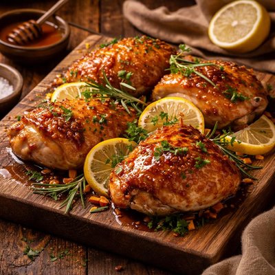 Image of Honey Glazed Lemon Chicken