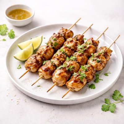 Image of Honey Lime Chicken Skewers