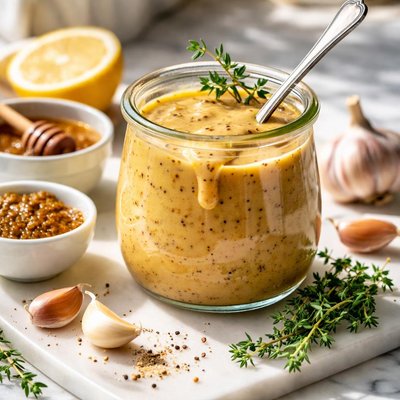 Image of Honey Mustard and Garlic Dressing