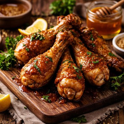 Image of Honey Mustard Chicken Drumsticks