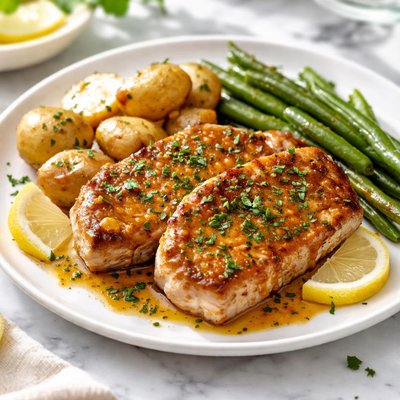 Image of Honey Mustard Pork Chops Ww 4 Pointsplus